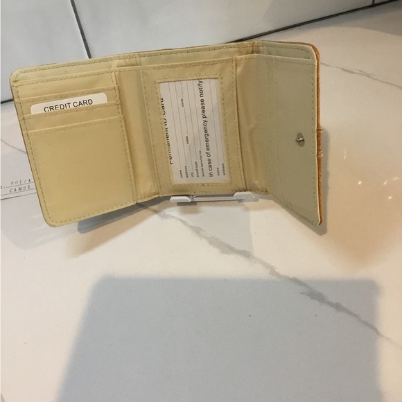 Vegan Leather Wallet with Silver Fleur-de-Lis Emblem Pick One (1) NWT - Picture 4 of 4